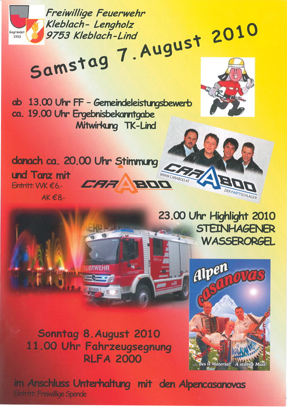 Ankündigungsplakat