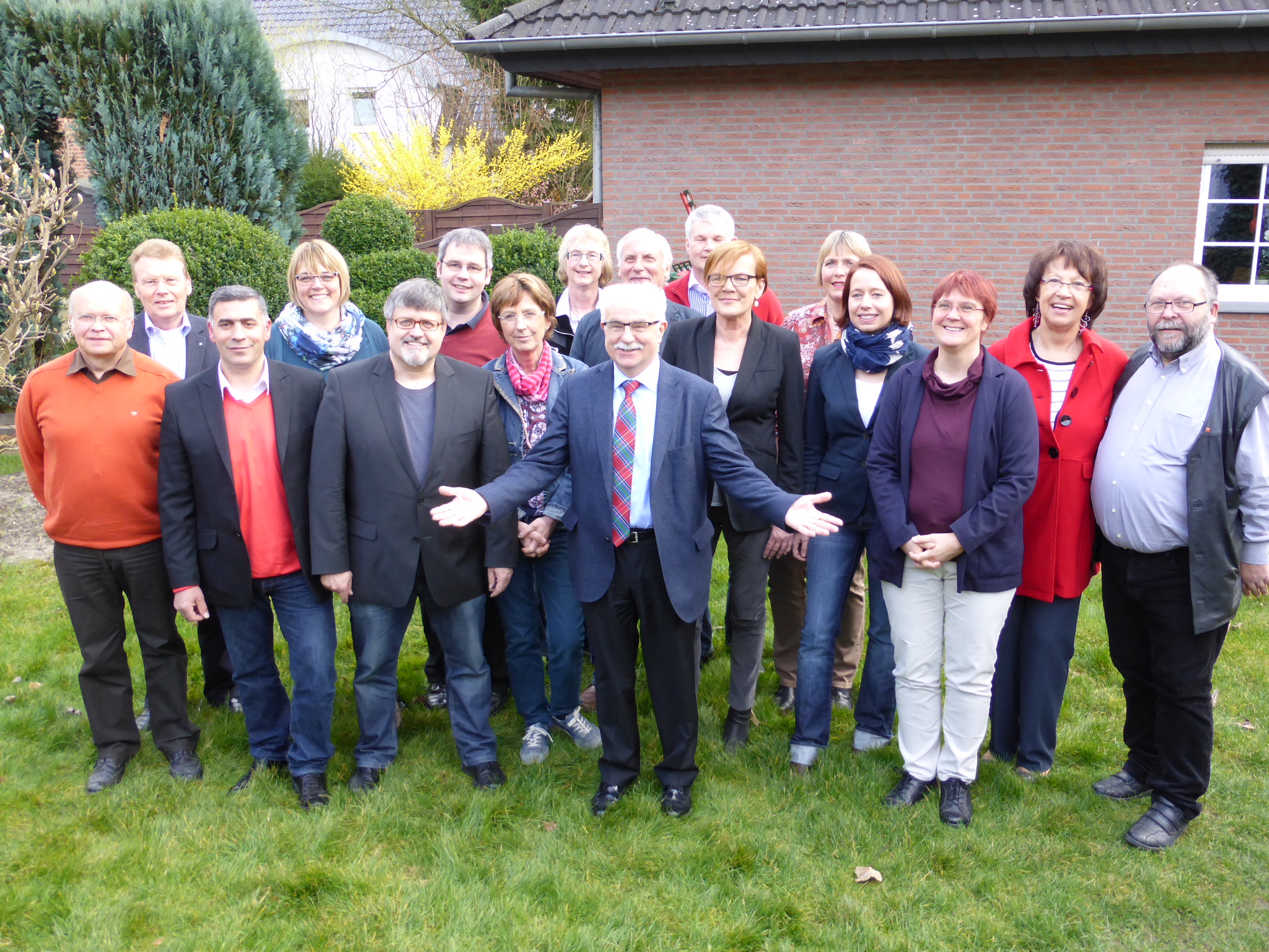 Klaus Besser und das SPD Team für die Ratswahl 2014 